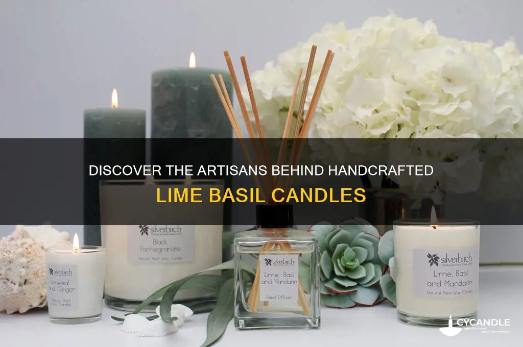 who makes a lime basil candle