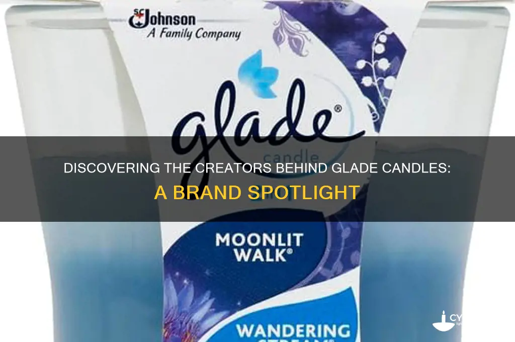 who makes glade candles