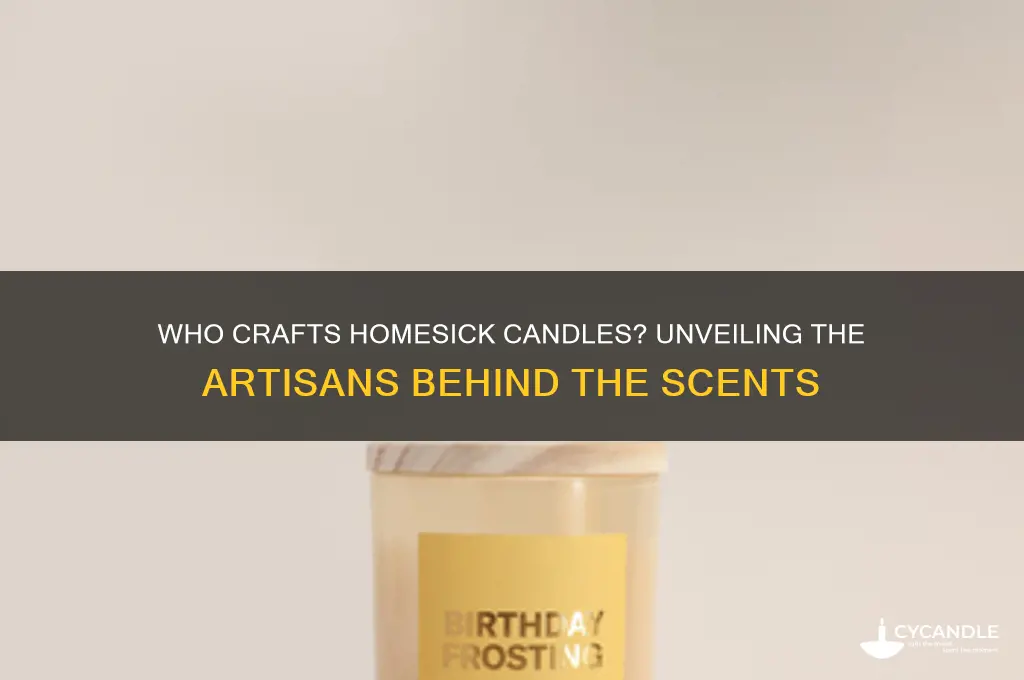 who makes homesick candles