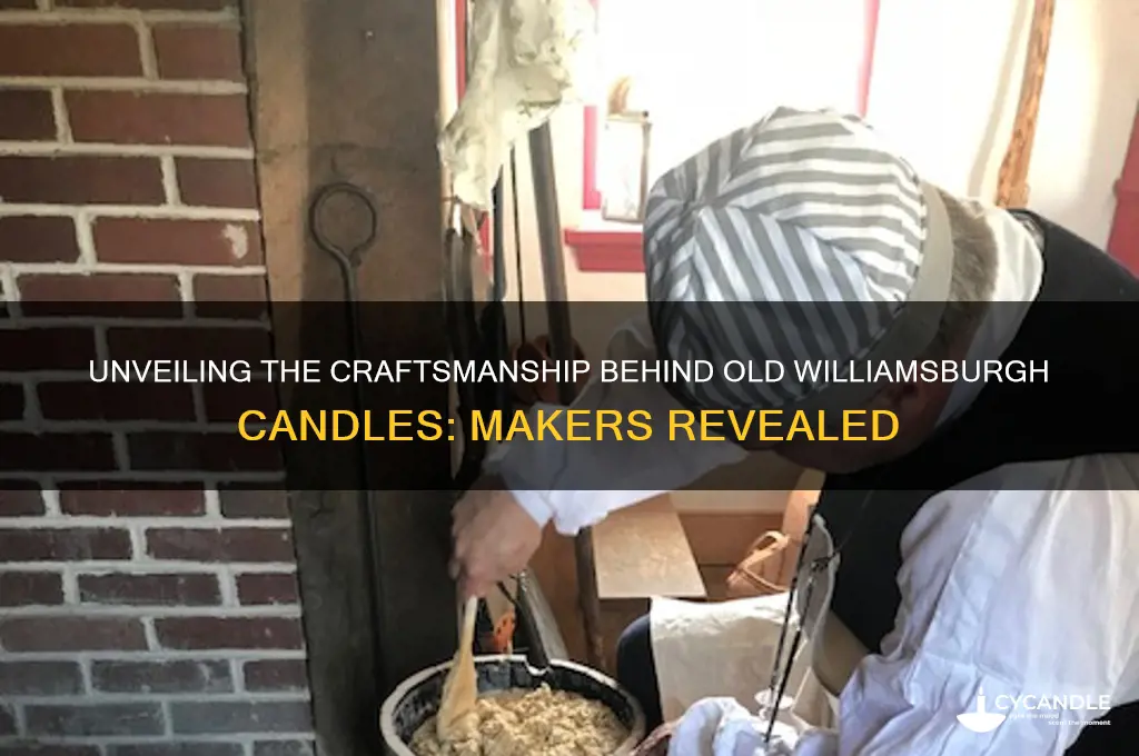 who makes old williamsburgh candles