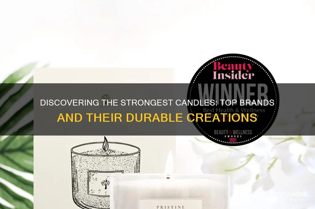 who makes the strongest candles