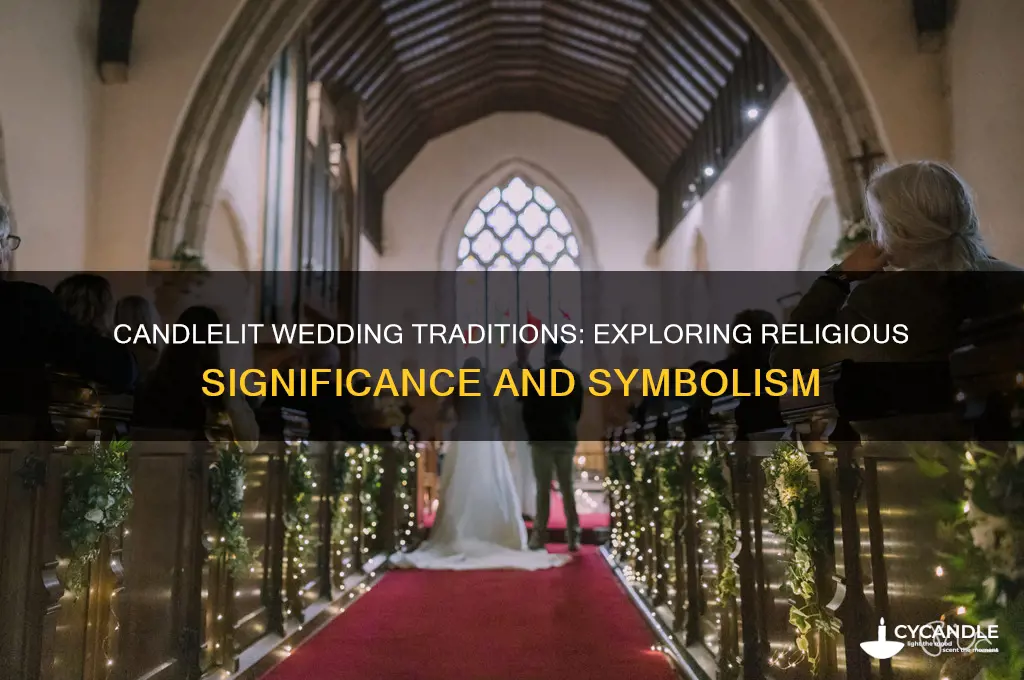 who religion is candles lights for a wedding
