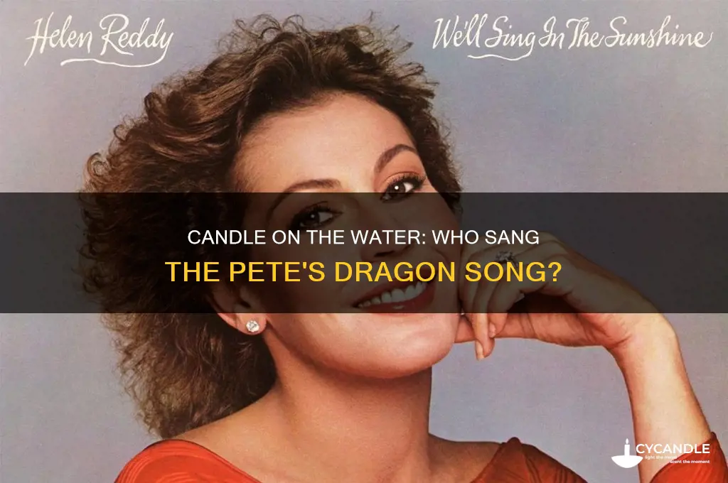 who sang candle on the water in pete