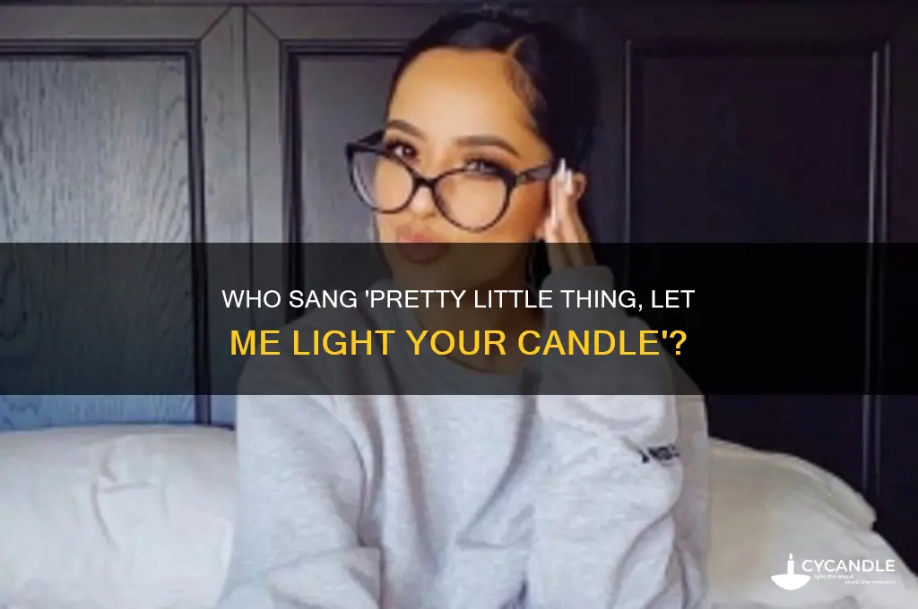 who sang pretty little thing let me light your candle