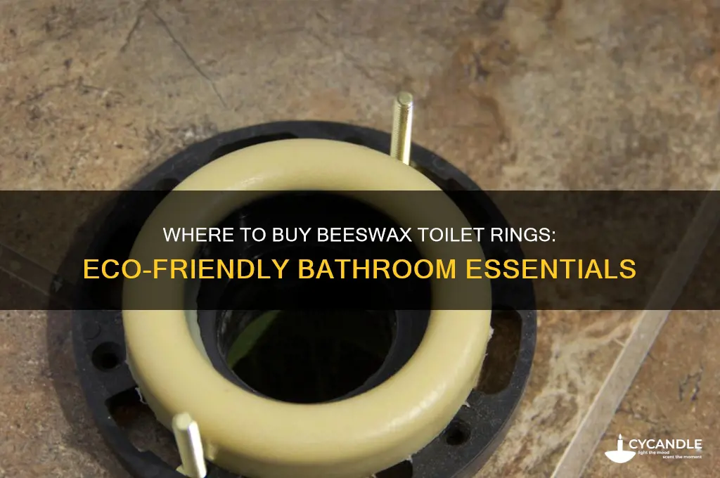 who sells beeswax toilet rings
