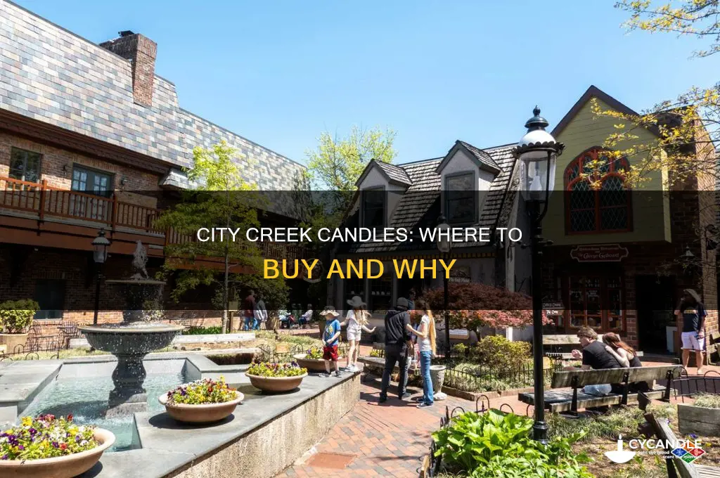 who sells city creek candles