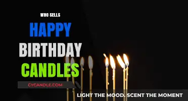 Where to Buy Happy Birthday Candles