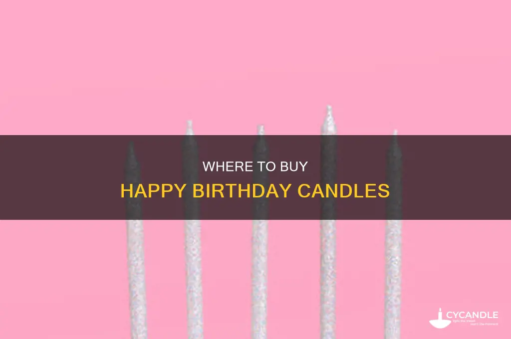 who sells happy birthday candles