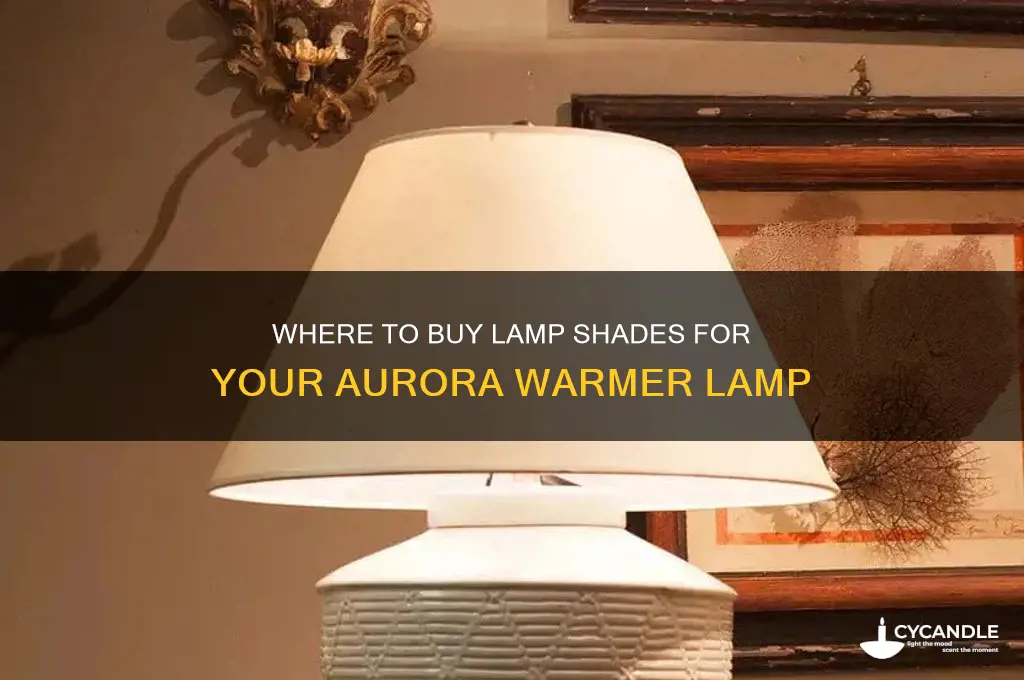 who sells lamp shades for aurora candle warmer lamp