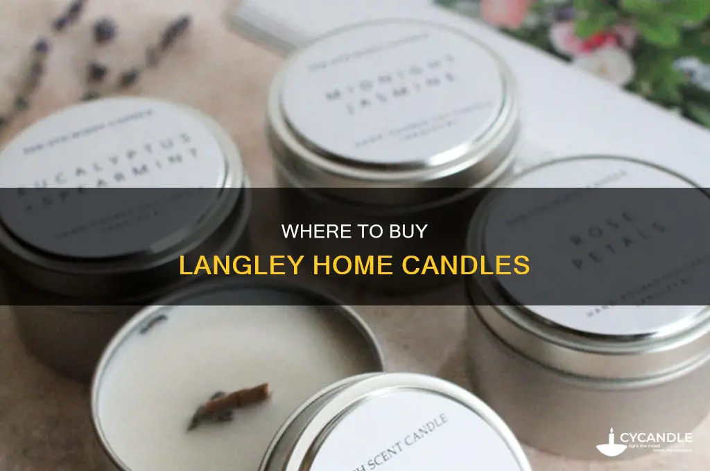 who sells langley home candles