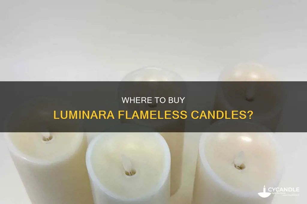 who sells luminara flameless candles