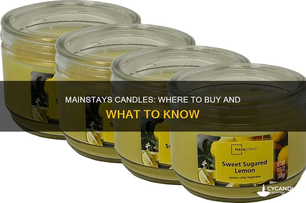 who sells mainstay candles