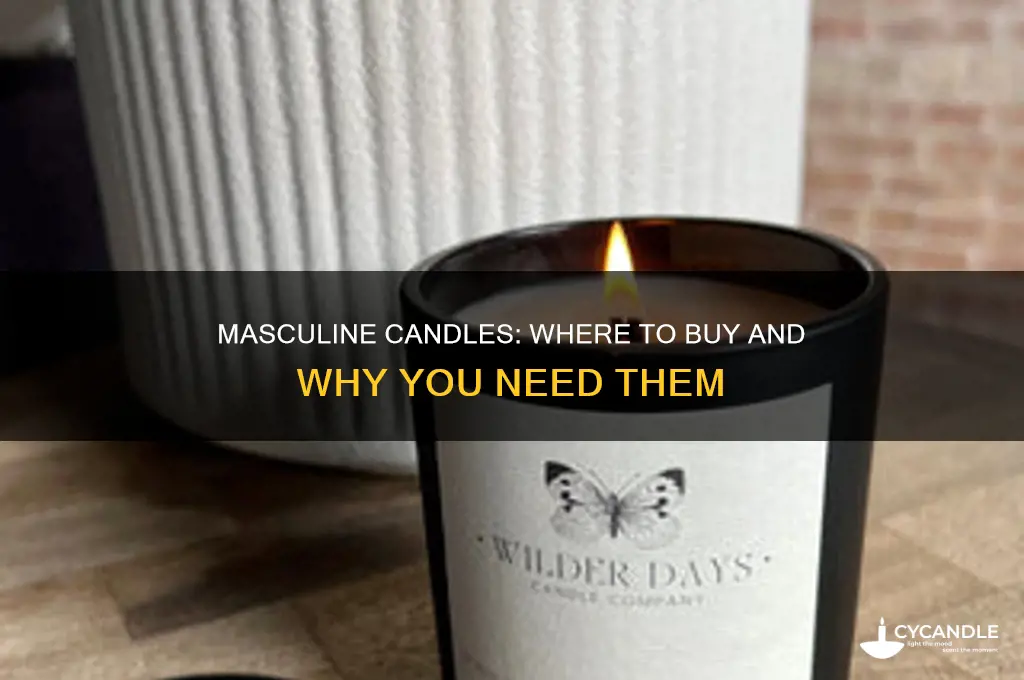 who sells manly indulgence candles