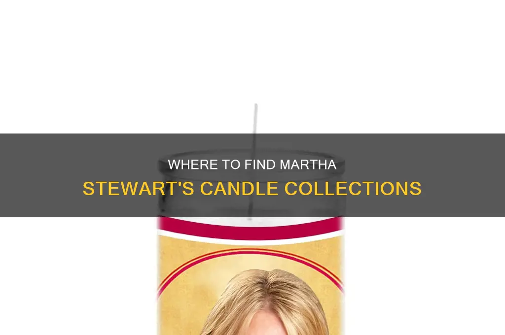 who sells martha stewart candles