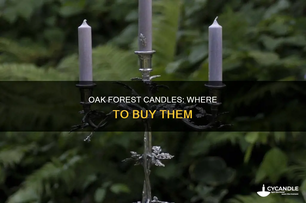 who sells oak forest candles