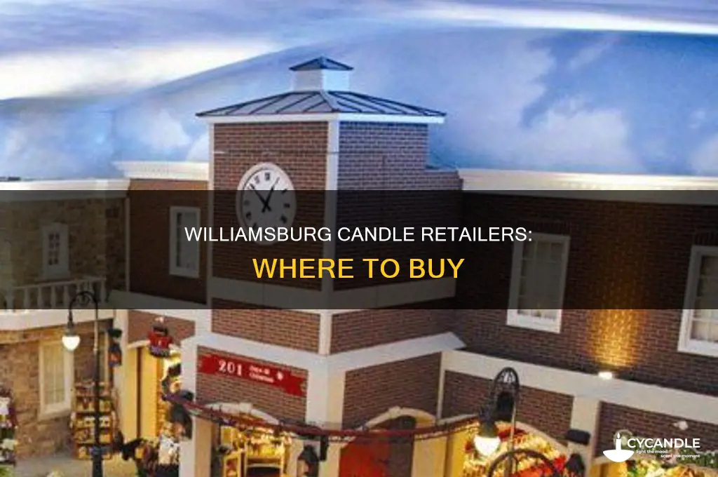 who sells old williamsburg candles