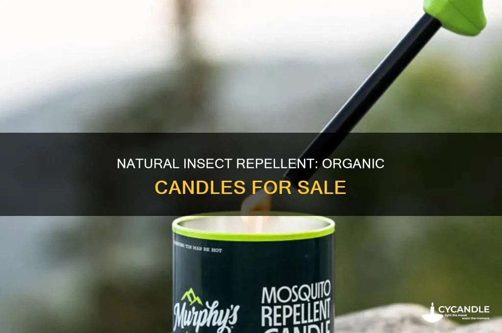 who sells organic insect repellent candles