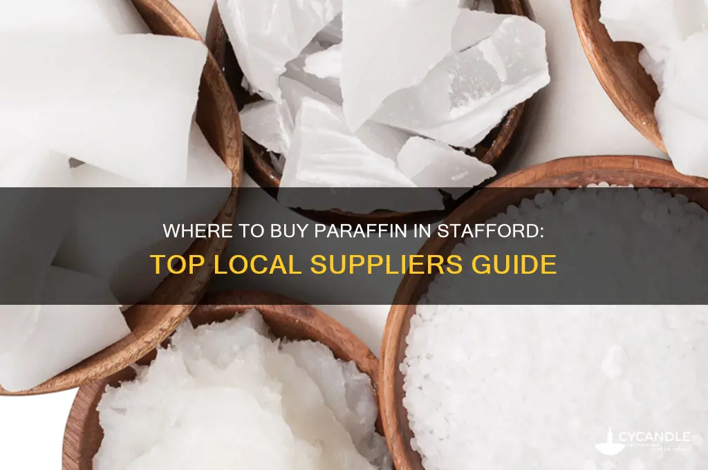 who sells paraffin in stafford