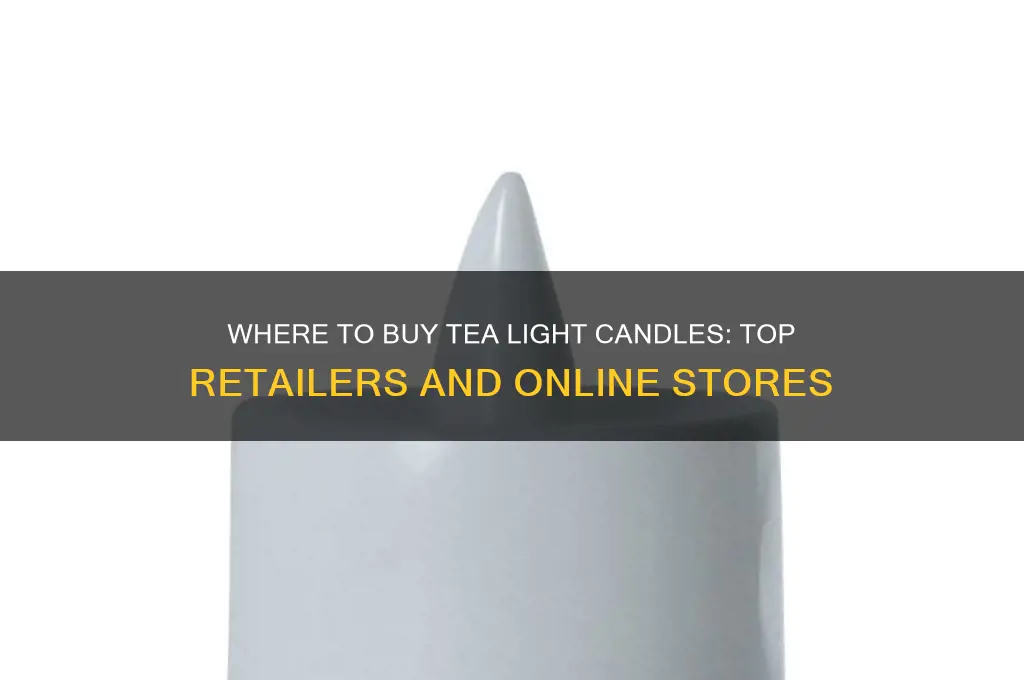 who sells tea light candles