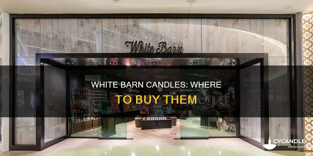 who sells white barn candles
