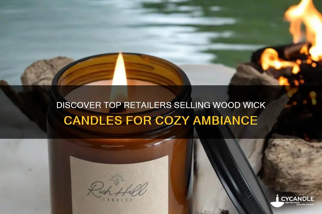 who sells wood wick candles