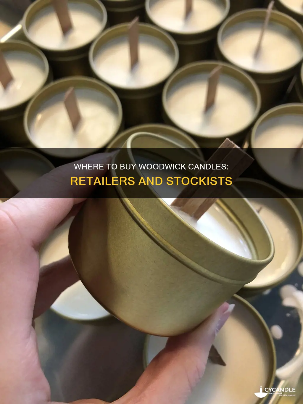 who sells woodwick candles