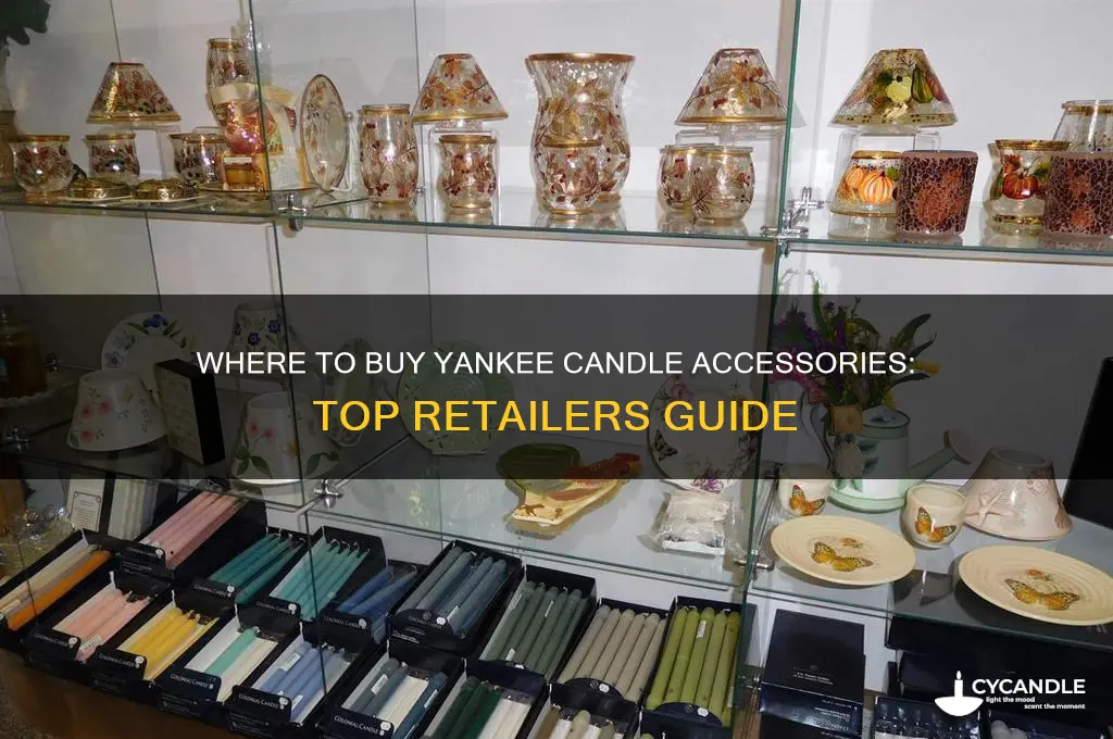who sells yankee candle accessories