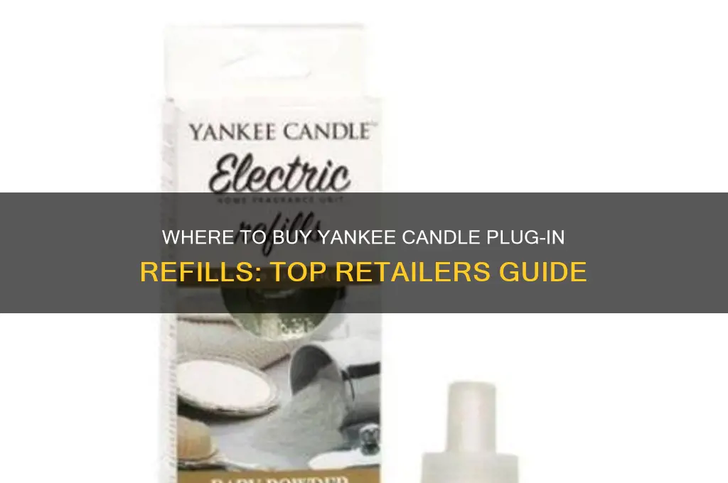 who sells yankee candle plug in refills