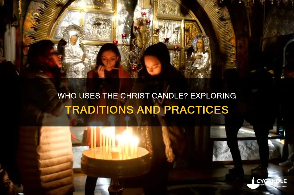 who uses the christ candle