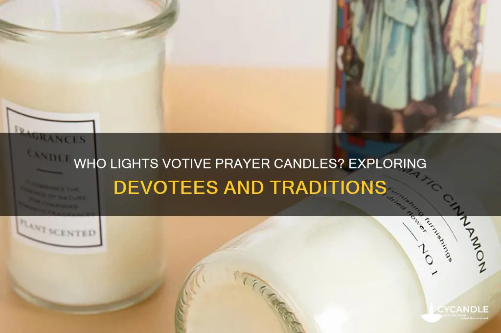 who uses votive prayer candles