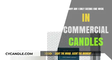 Single Wick Mystery: Why Commercial Candles Often Have One Wick