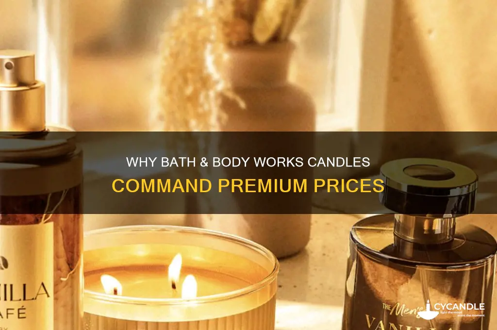 why are bath and body works candles expensive