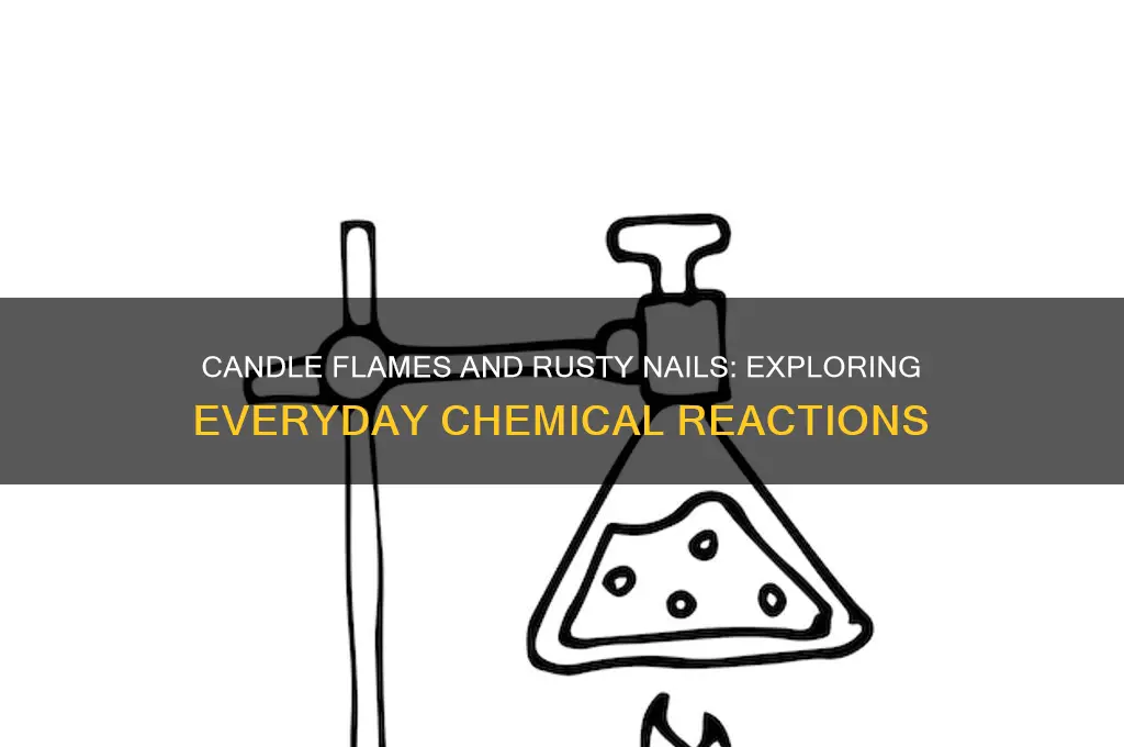 why are burning candles and rusting nails