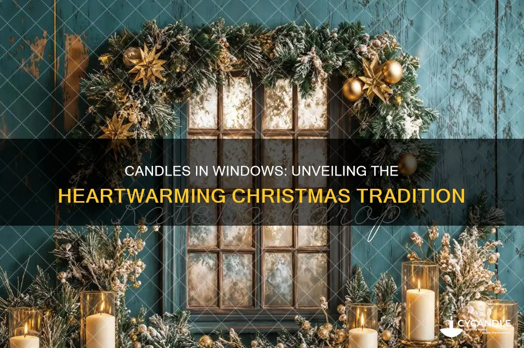 why are candles put in windows at christmas
