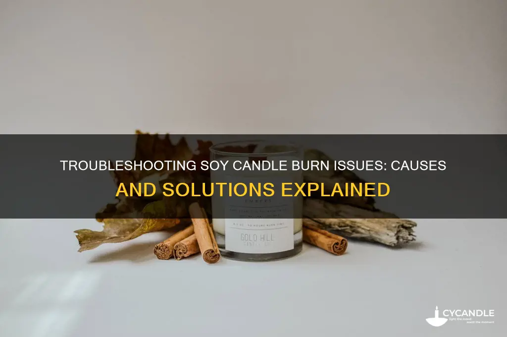 why are my soy candles burning so much