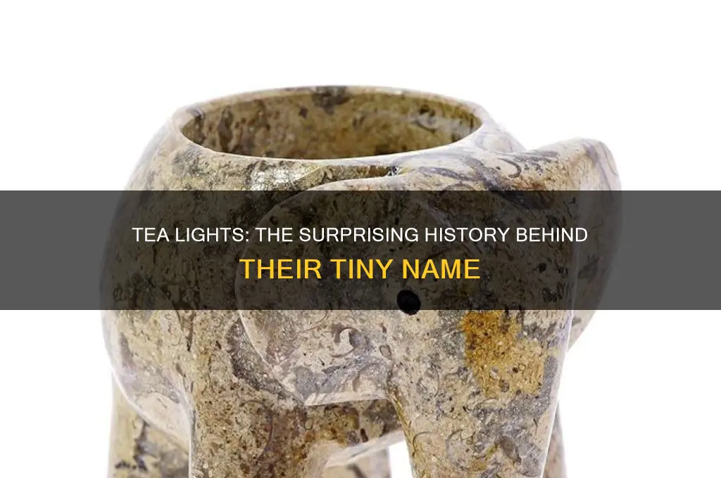 why are small candles called tea lights