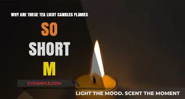 Why Tea Light Candles Burn with Short Flames: Explained