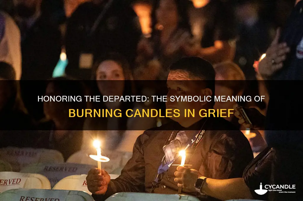why burn a candle when someone dies