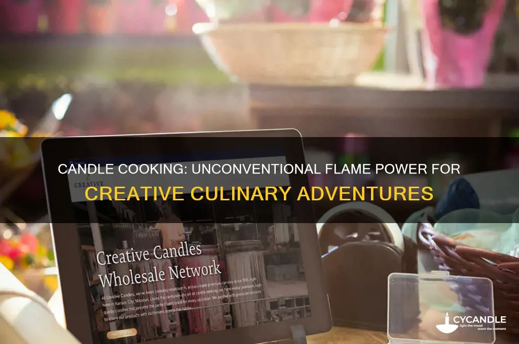 why can i cook with a candle