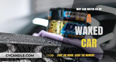 Waxed Car Surprises: Unraveling Water's Climb Against Gravity