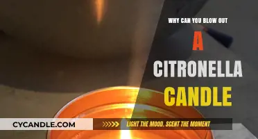 Why Citronella Candles Extinguish Easily: The Science Behind the Flame
