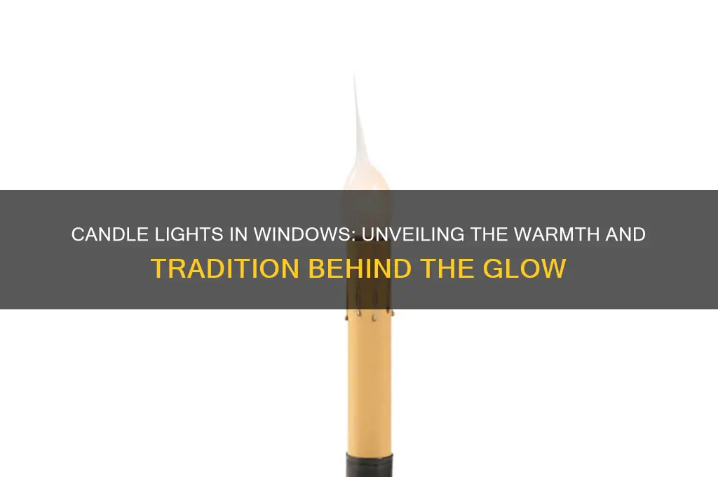 why candle lights in windows
