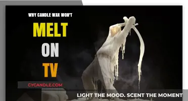 Why Candle Wax Resists Melting on TV Screens: Unveiling the Mystery