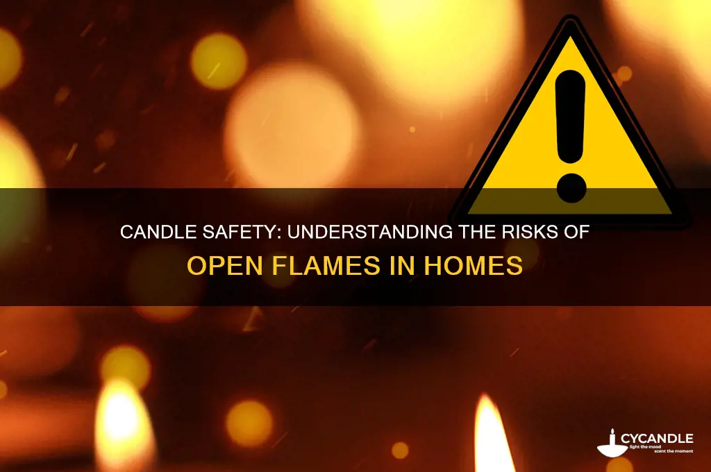 why candles can cause fire
