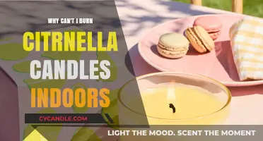 Why Citronella Candles Are Not Safe for Indoor Use