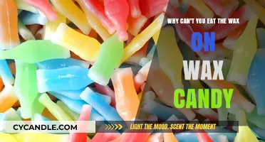 Why Wax Candy's Waxy Coating Isn't Meant for Eating