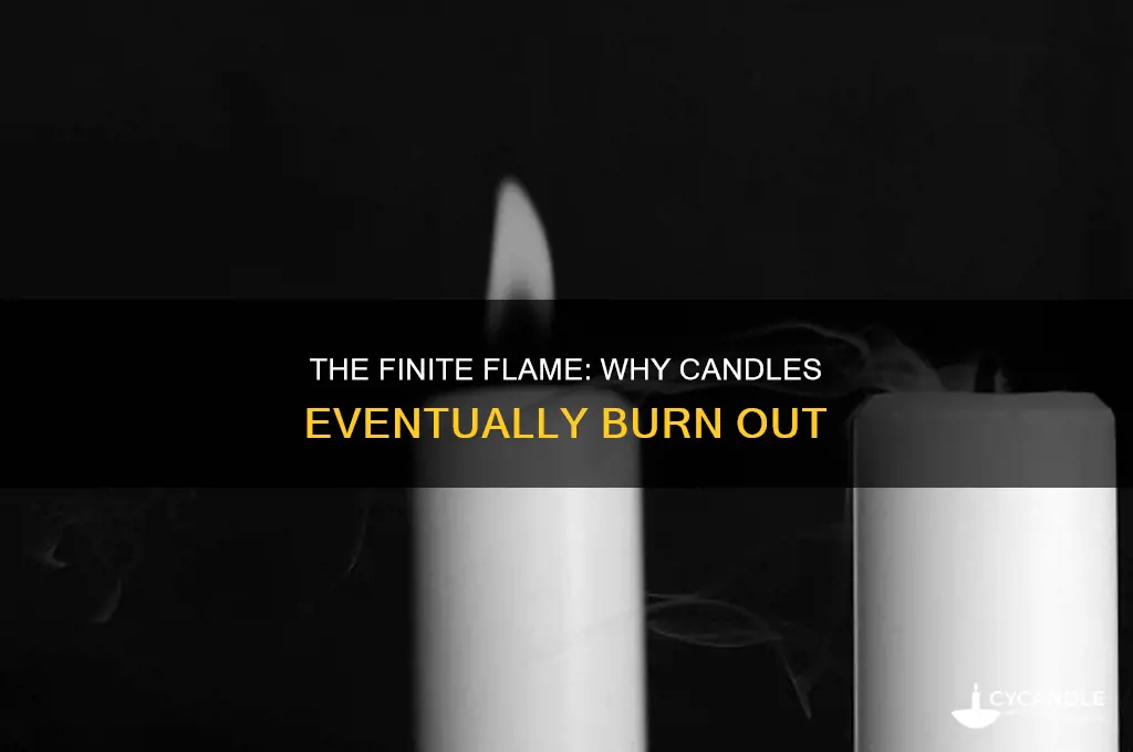 why cant you use a candle forever