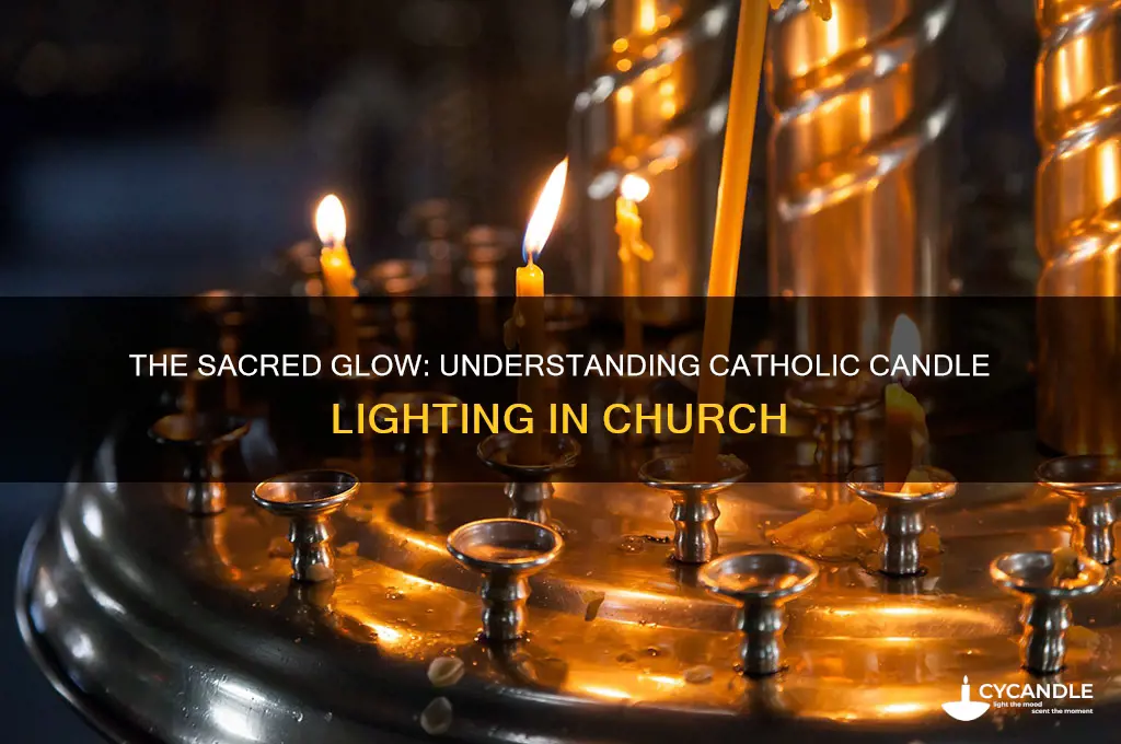 why catholic light candle in church