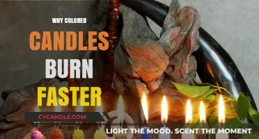 Colored Candles Burning Faster: Unraveling the Science Behind the Flame