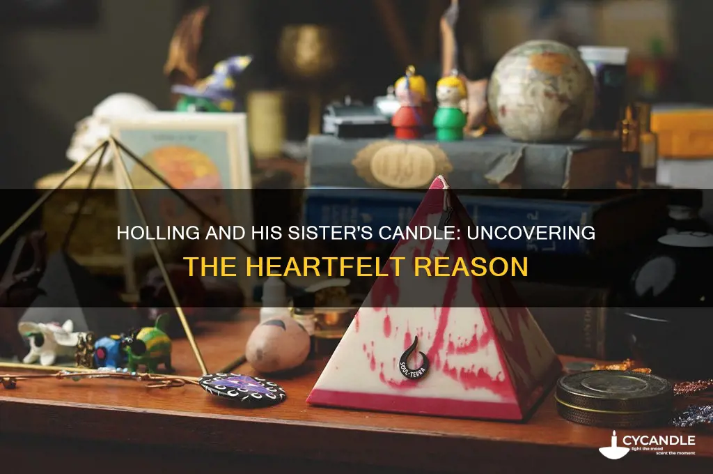 why did holling and his sister light a candle